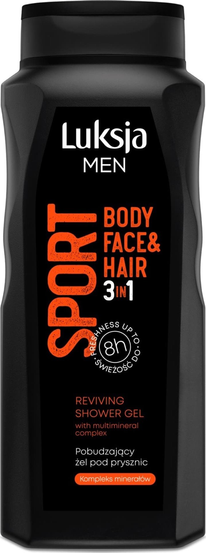 Sarantis Luksja Men Pobudzający Żel pod prysznic 3w1 Sport 500ml