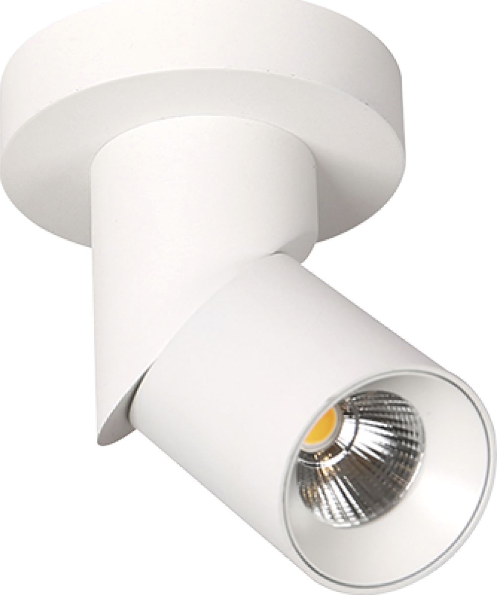 Lampa sufitowa Azzardo Spot sufitowy biały AZzardo Santos Exposed Round LED AZ3508