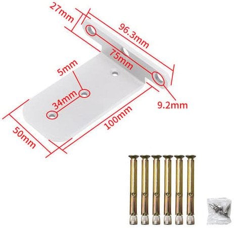 SHELF BRACKET 200X200 WHITE HH81719