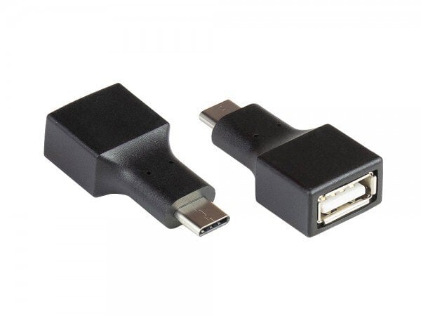 Adapter USB Alcasa adapter do kabli USB C USB A czarny