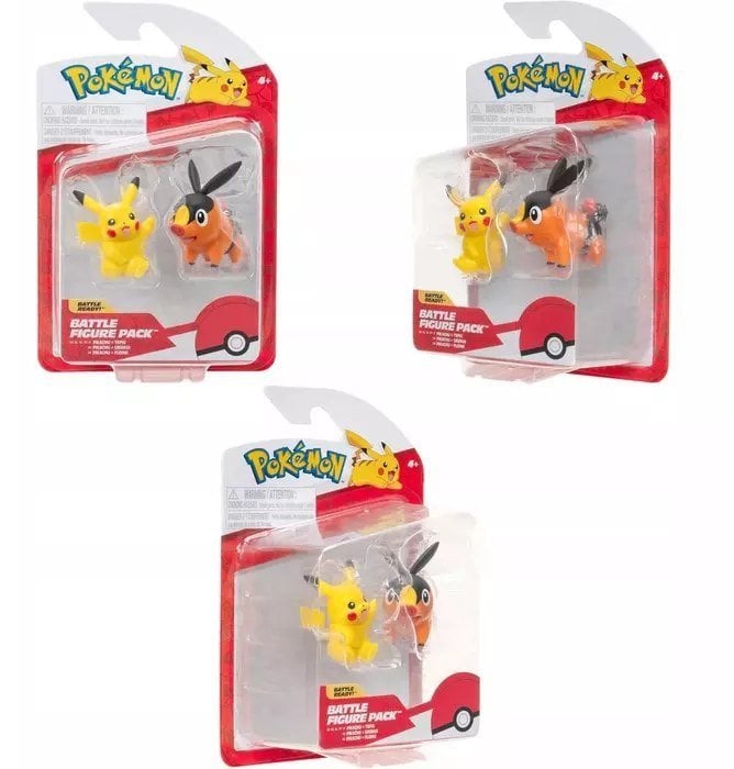 JAS POKEMON FIGURKI BITEW TEPIG PIKACHU