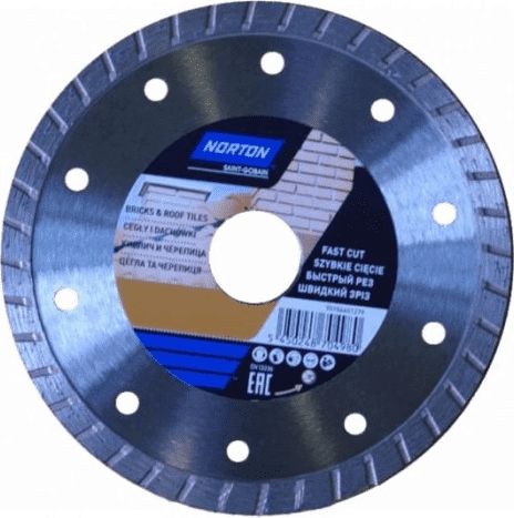 Norton Clipper tarcza diamentowa 115x22,2mm ciągła turbo do cegieł (70184601278)