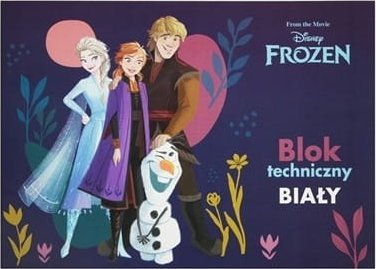 Beniamin Blok techniczny A4/10K biały Frozen