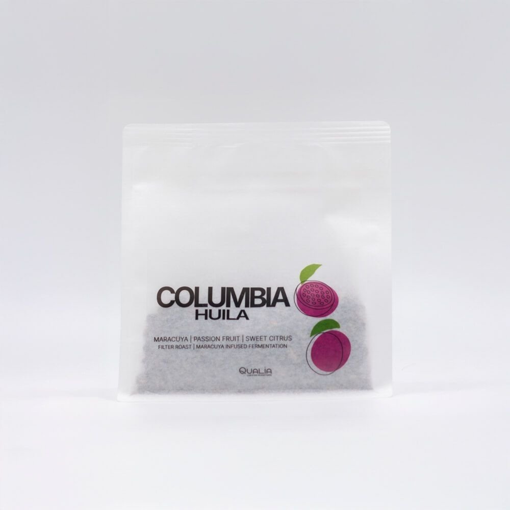 Kawa ziarnista Qualia Kolumbia Huila Coferment Marakuja 200g