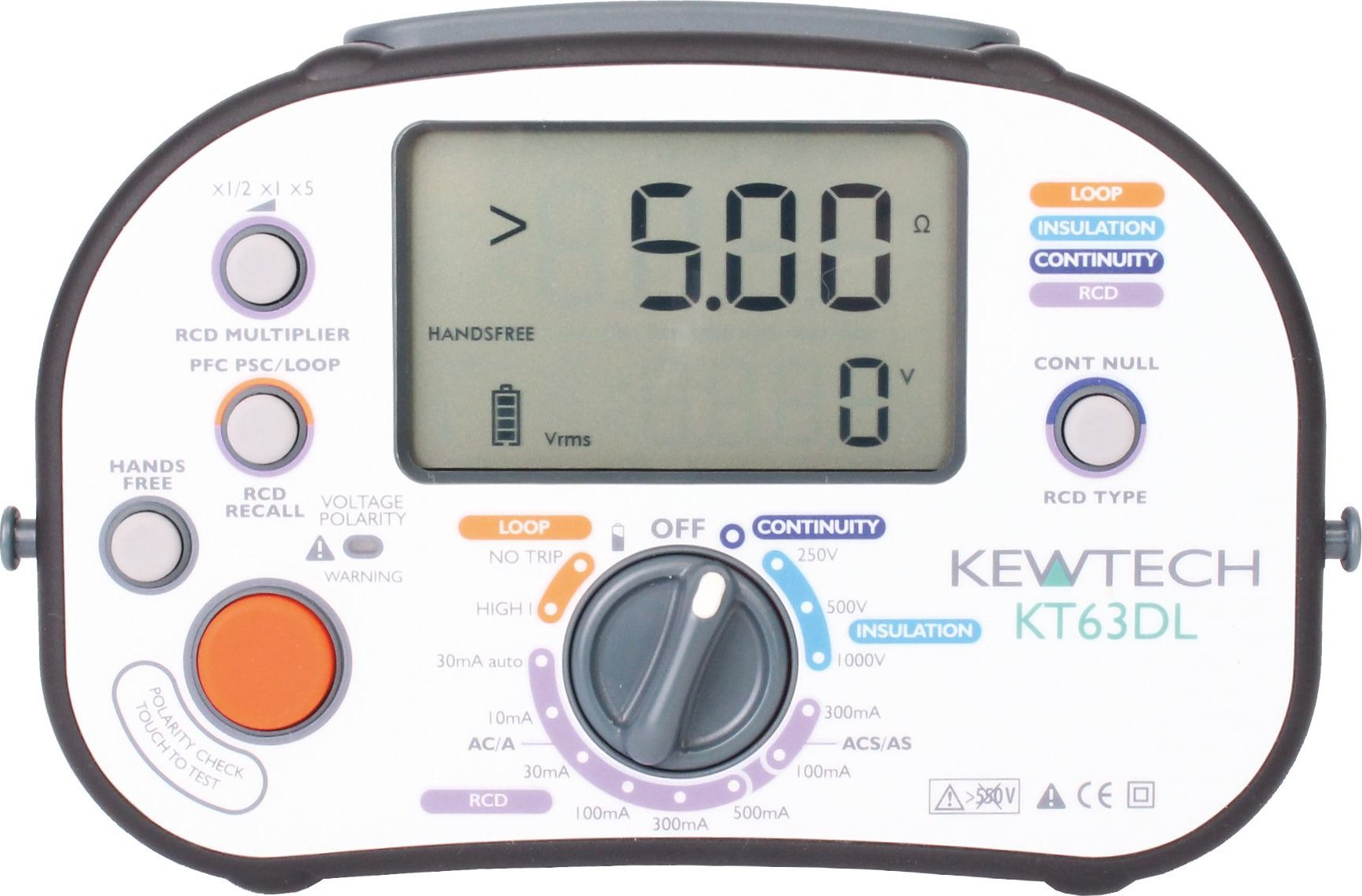 Kyoritsu Miernik instalacji elektrycznych Kt63dl KewTech