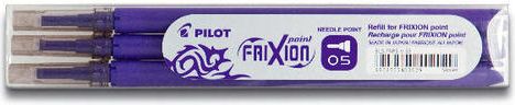 Pilot Pilot Frixion Point Wkład do cienkopisu fioletowy 3 szt (BLS FRP5 V)