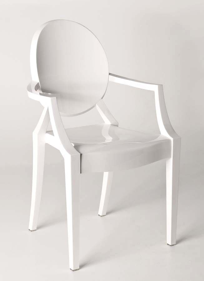 Elior Krzesło w stylu louis ghost Esper - biały