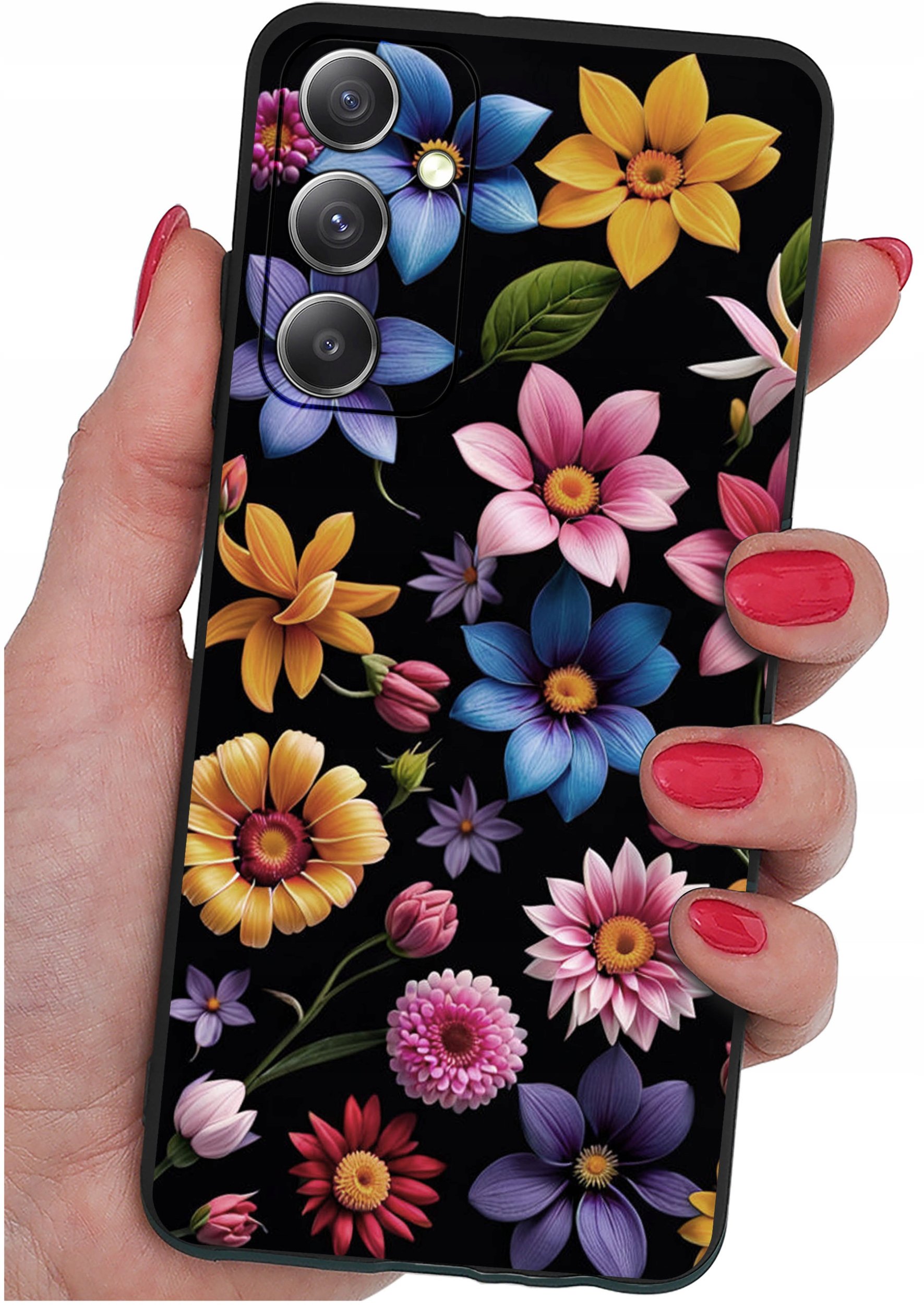 ETUI do Samsung Galaxy M23 5G WZORY |SILIKONOWE MATT CASE + SZKŁO 9H