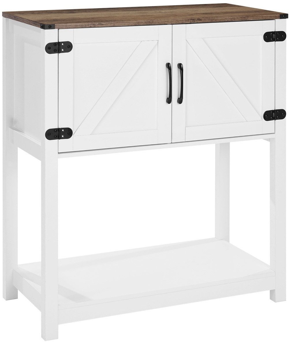 Stolik Kawowy Komoda z Półkami Szafka Barowa z Magnetycznymi Drzwiami