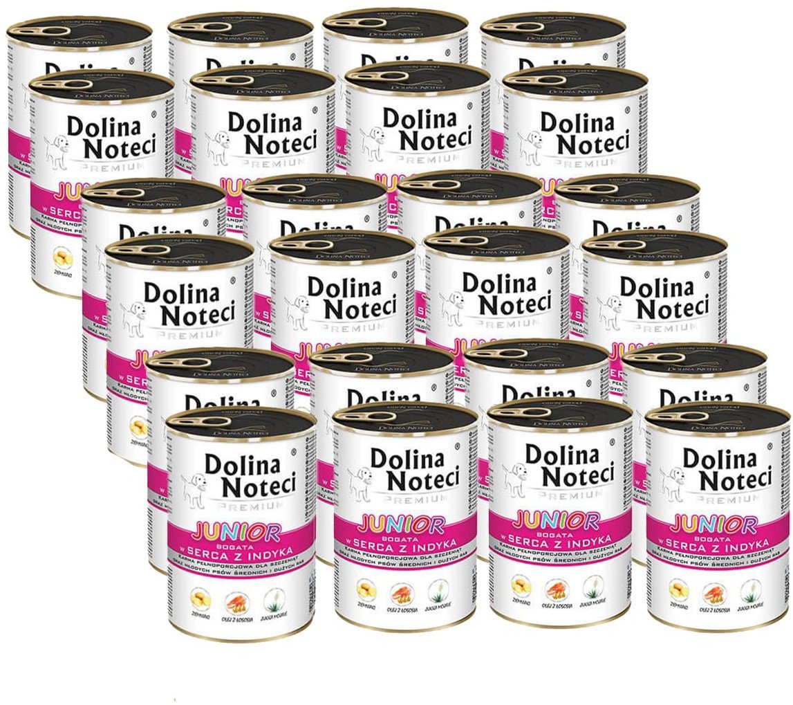 Dolina Noteci Junior z indykiem 24x400g