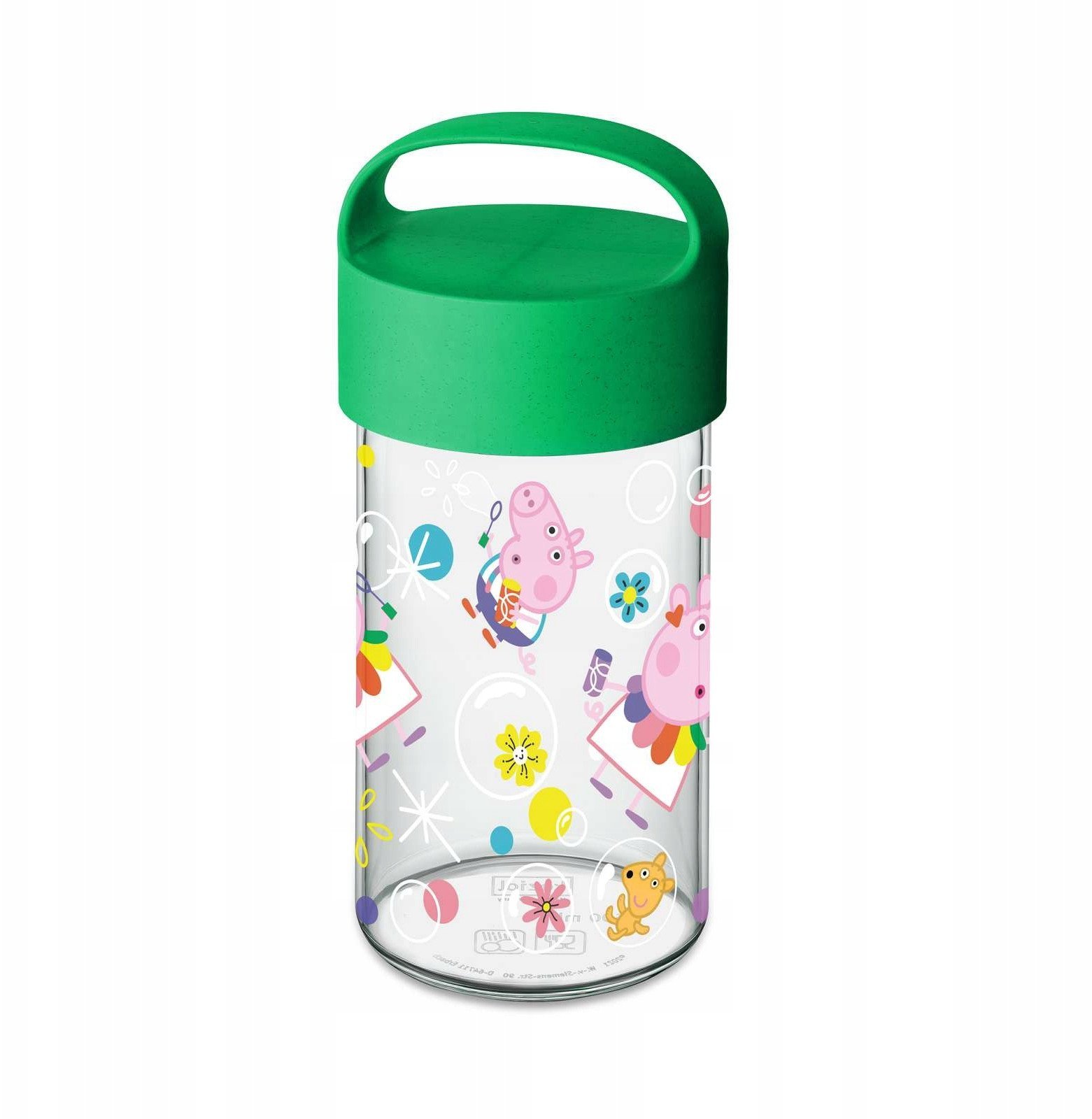 Pojemnik/bidon Buddy Snack Świnka Peppa Pop, 500 ml, KOZIOL