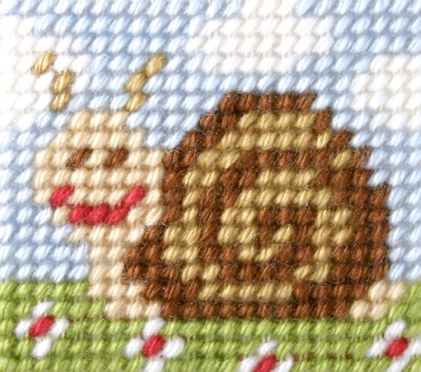 Haft. Moje pierwsze wyszywanie - Ślimak