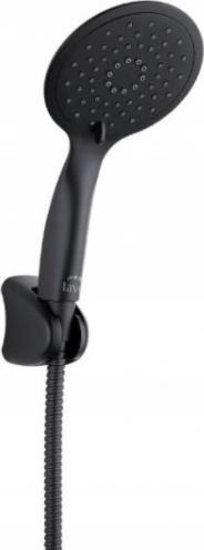 Zestaw prysznicowy Kuchinox Zestaw natryskowy punktowy Fino czarny