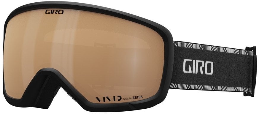 Gogle zimowe GIRO MILLIE BLACK & WHITE CHUTE (szyba VIVID COPPER 19-42% S2) (NEW 2024/2025)
