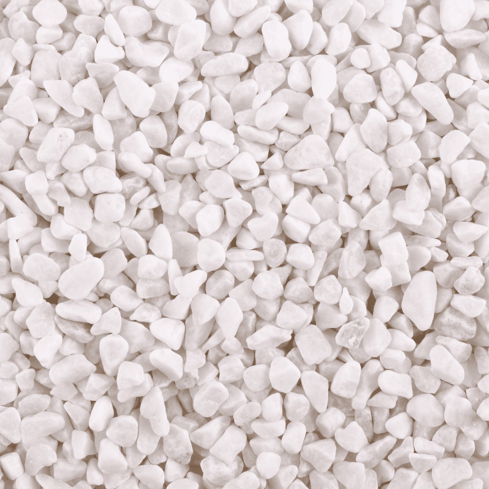 Kamienie dekoracyjne kolorowe białe 4-6mm 900 gr