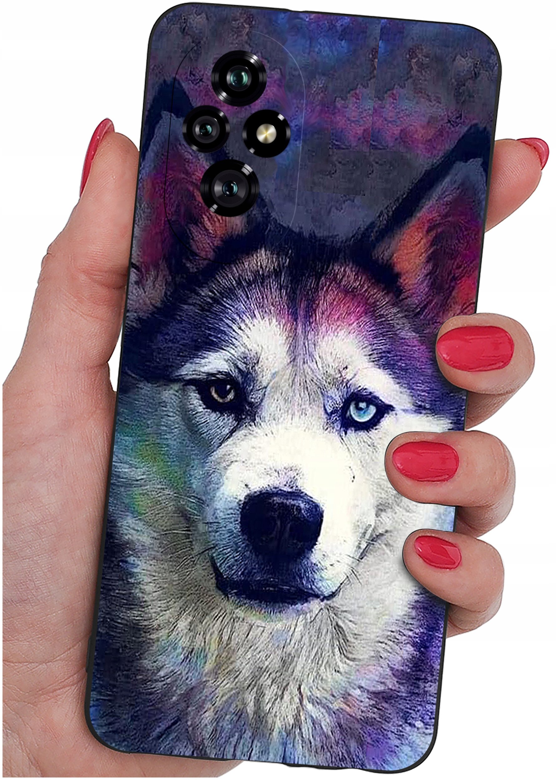 ETUI do Honor 200 5G | WZORY | SILIKONOWE MATT CASE + SZKŁO 9H