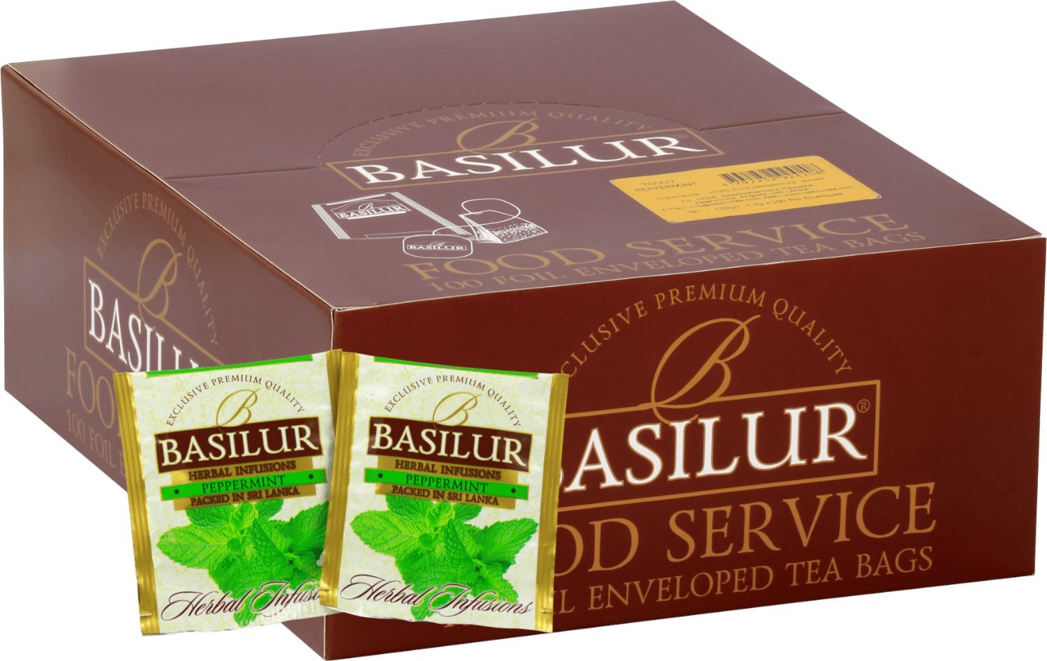 Basilur Basilur PEPPERMINT herbata MIĘTOWA - 100 kopert