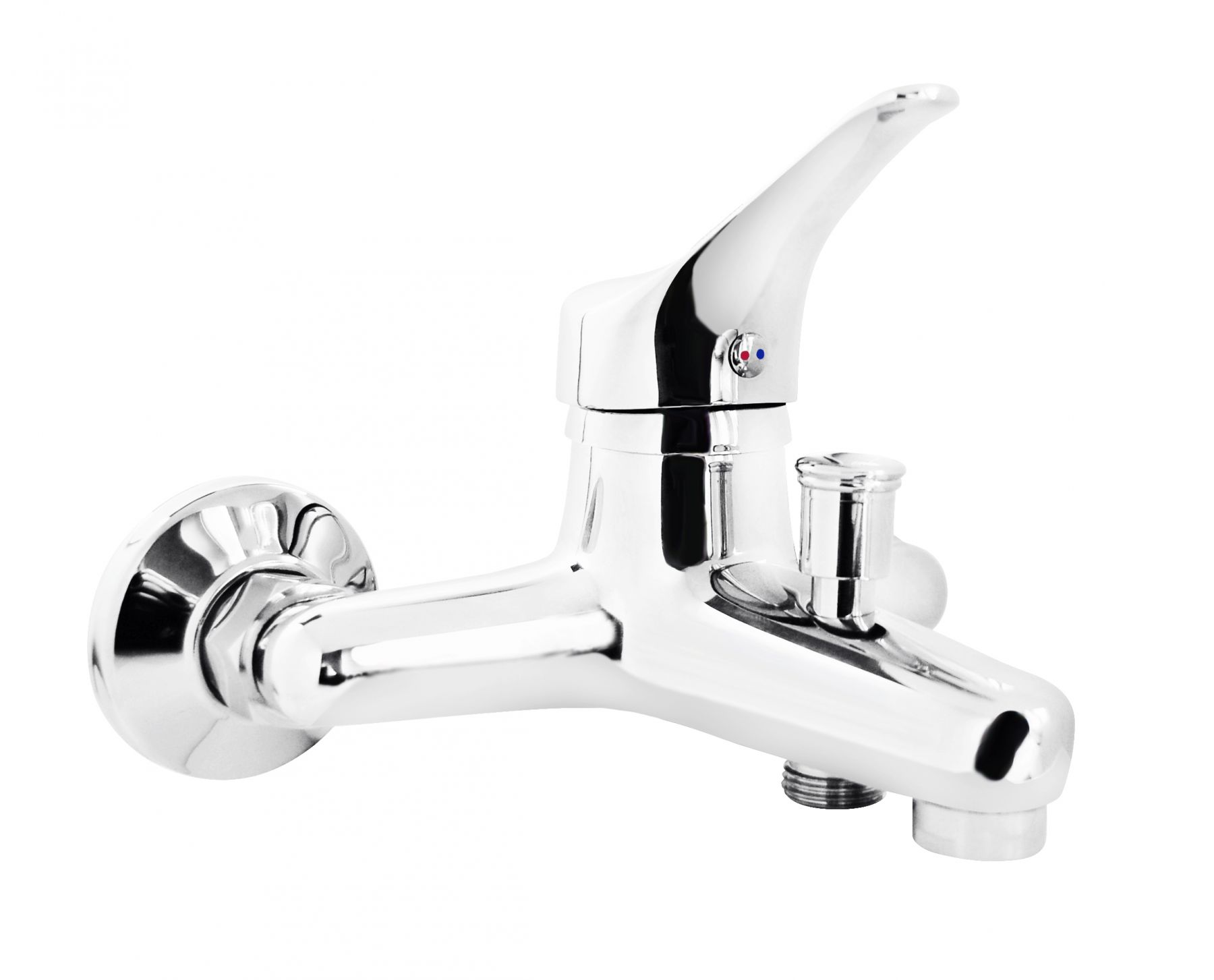 Bateria wannowa Deante Joko ścienne chrom (BOJ 010M)