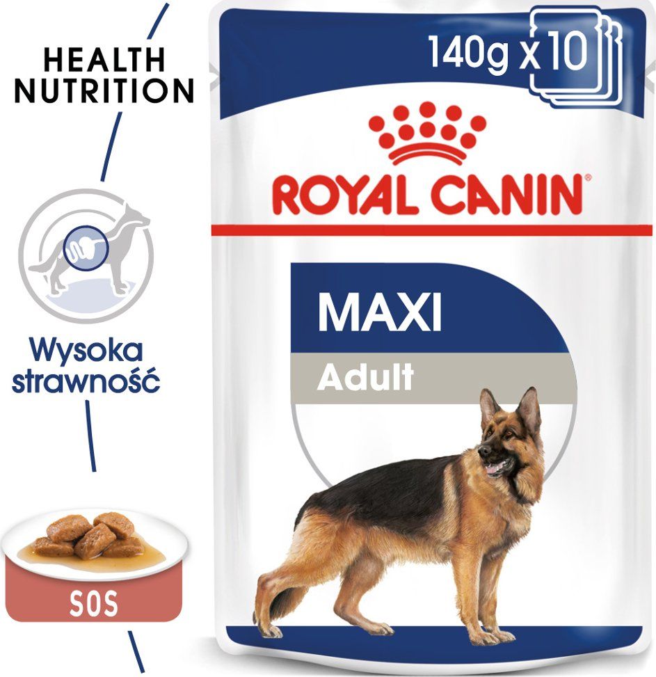 Royal Canin Karma ROYAL CANIN SHN Maxi Adult w sosie 10X140G