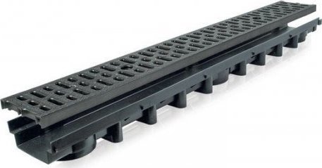 UN SYSTEM 1000*63 KANAÅ Z KRATÄ PP LINE A15 CZARNY