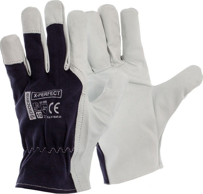 PROCERA Rękawice Robocze Procera Skórzane Ocieplane Zimowe 10 Xl Monterskie Procera X-Perfect Winter 5902767612258