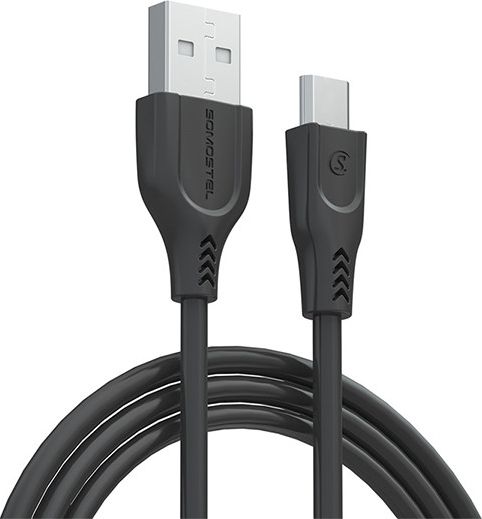 Kabel USB Somostel USB-A - microUSB Czarny (SMS-BT03 USB - micro USB Czarny)