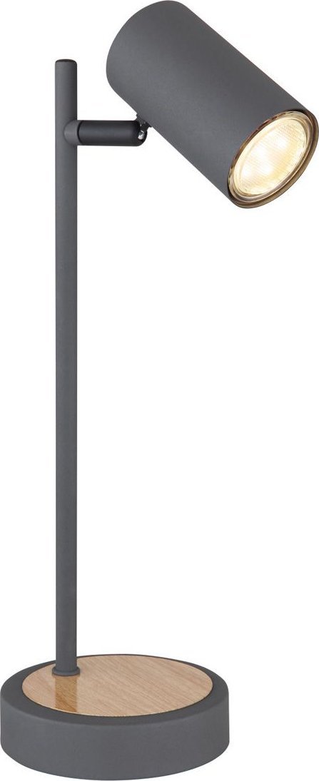 Lampa stołowa Globo Ruchoma lampa stołowa Robby 57910TG do gabinetu grafitowa