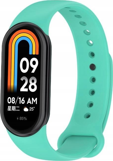 Hello Case PASEK SILIKONOWY DO OPASKI SPORTOWEJ XIAOMI MI BAND 8 BŁĘKITNY