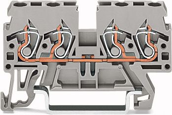 Wago Złączka 4-przewodowa 2,5mm2 pomarańczowa (870-832)