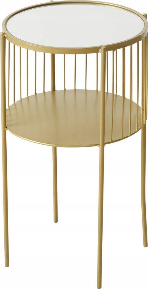 Boltze Metalowy stolik pomocniczy LOBO, Ø 33 x 55,5 cm