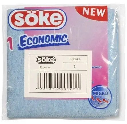 SÖKE ECONOMIC MICROFIBRE CLOTH, 1 PCS