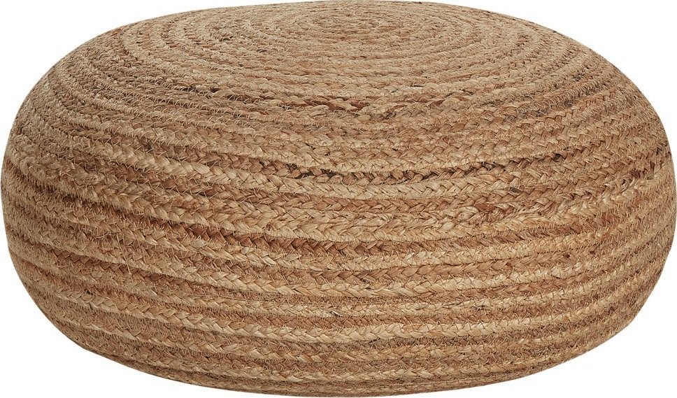 Beliani Puf 50 cm beżowy TIFELT