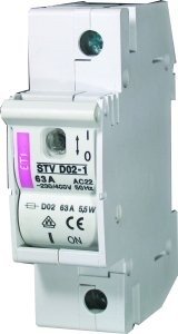 Eti-Polam Rozłącznik bezpiecznikowy STV D02 1P 63A - 002271001