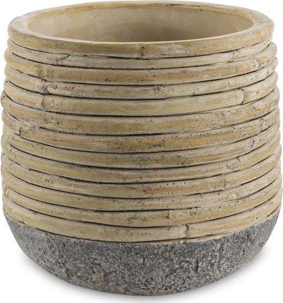 Art-Pol Osłonka betonowa Doniczka dekoracyjna Bambus