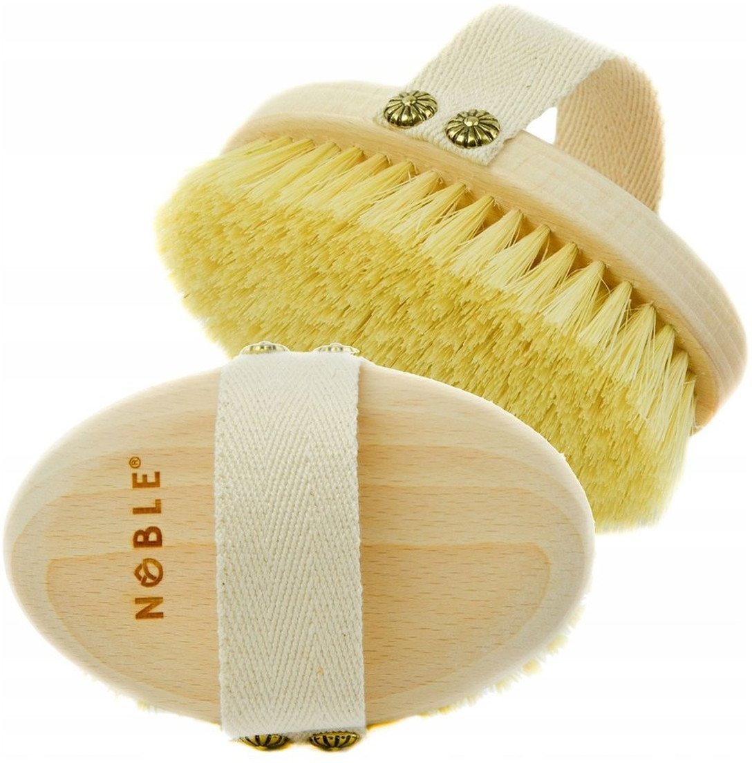Noble Naturalna szczotka do masażu ciała na sucho noble tampico 3.0