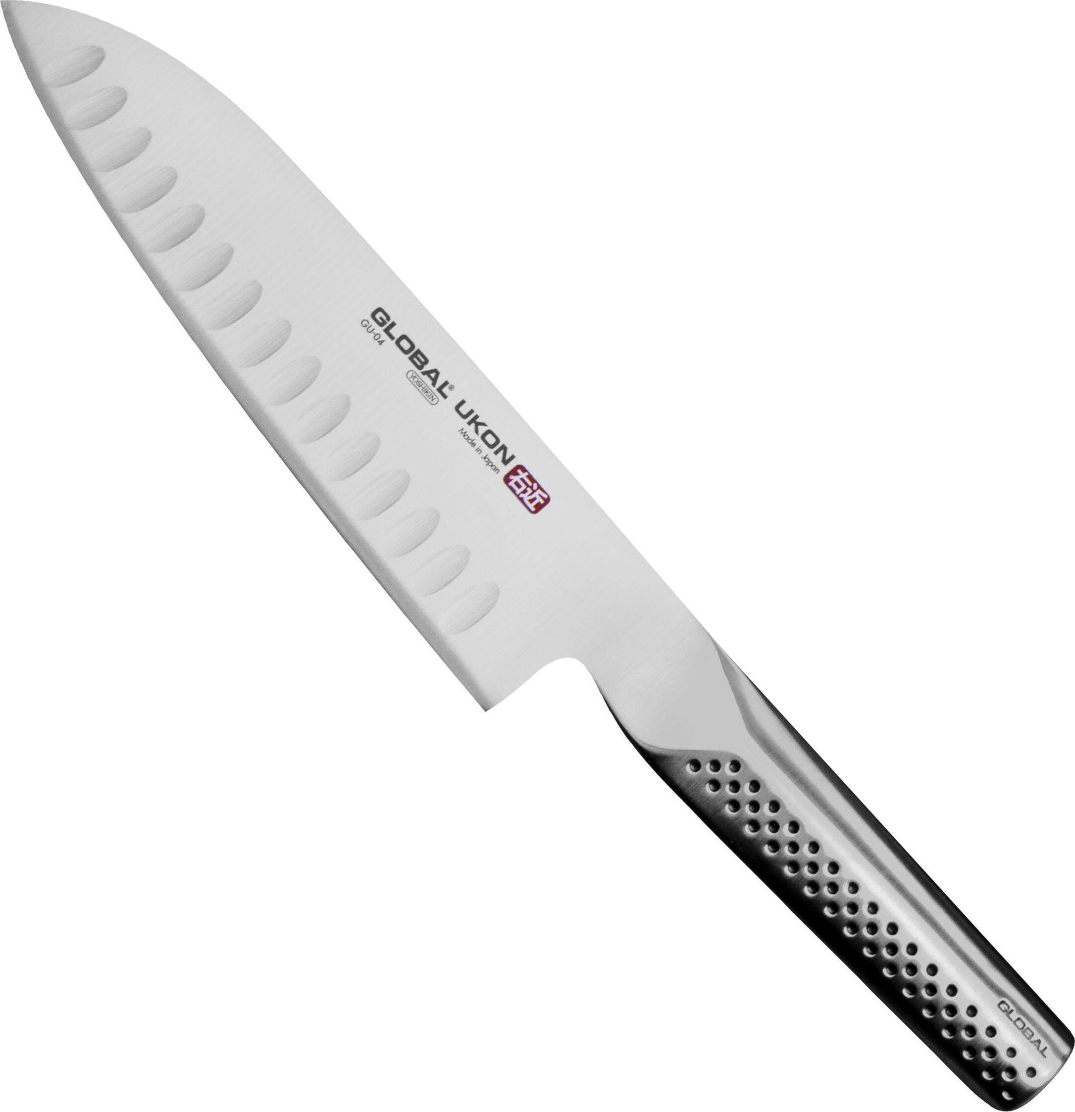 Global Global Ukon Nóż Santoku żłobiony 18,5 cm