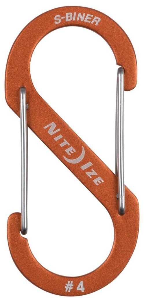 Nite Ize Karabińczyk S-Biner Dual #4 aluminium pomarańczowy (SBA4-19-R6)