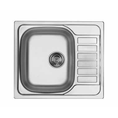 Zlewozmywak Deante Zlewozmywak 1-komorowy SOUL z ociekaczem 58x50cm stal len ZEO 311A