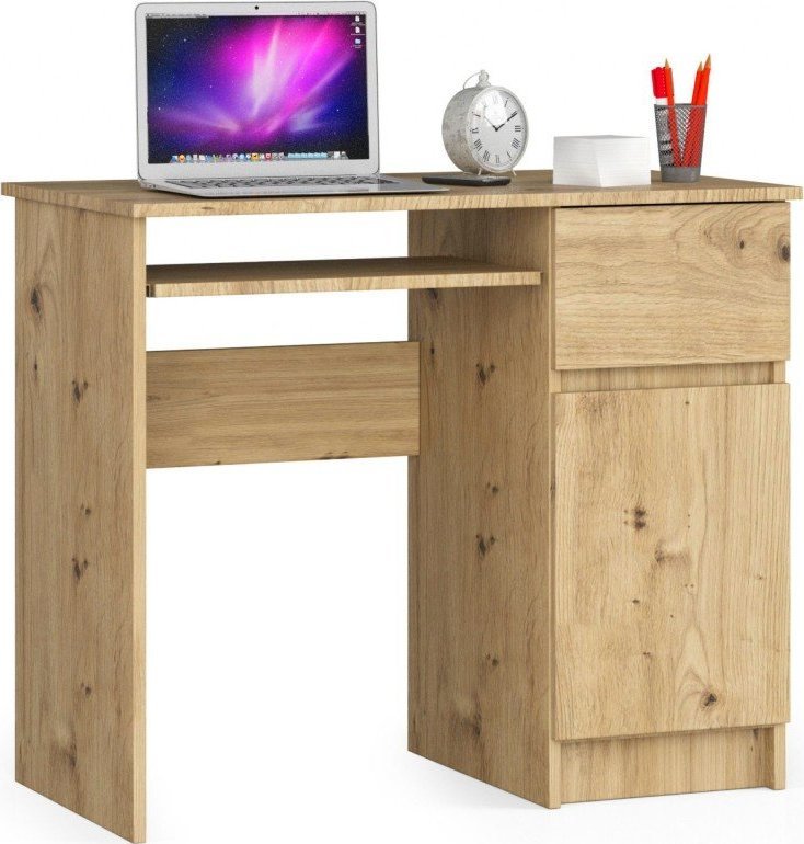 Biurko Fabryka Mebli Akord Piksel Dąb Artisan 90 cm x 50 cm