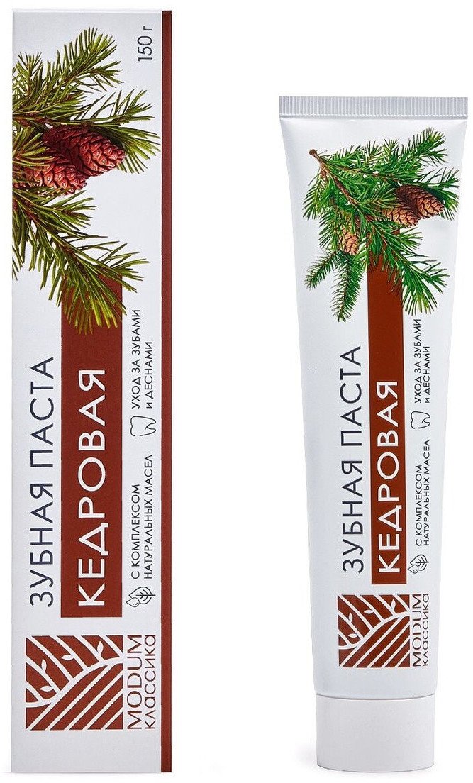Modum Pasta do zębów Cedrowa bez fluoru 150g