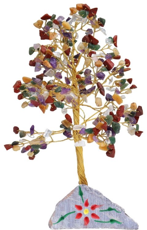 Drzewko z kamieniami szlachetnymi - Mix | 320 kamieni