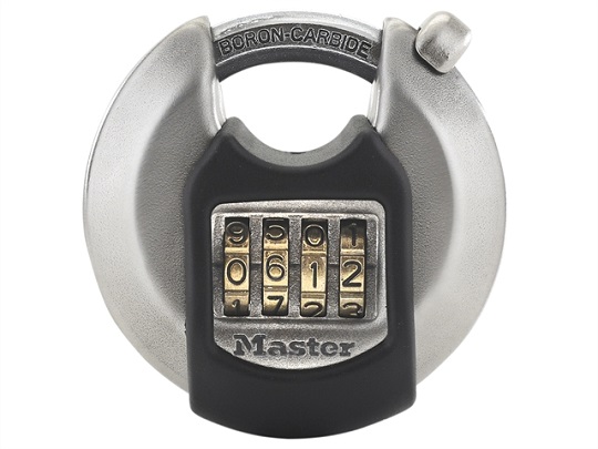 MasterLock Kłódka Excell 70mm na szyfr BOR/OCT 10mm w osłonie (M40EURDNUM)
