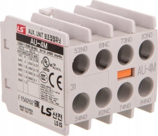 LS Styki pomocnicze przednie 3z1r AU-4M 3a1b - AU-4M 3a1b