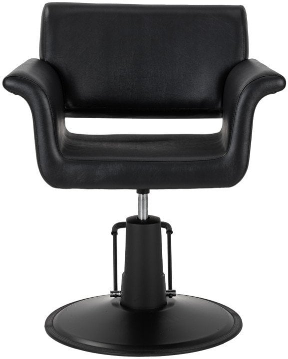 Gabbiano fotel fryzjerski Lucca Czarny czarna podstawa