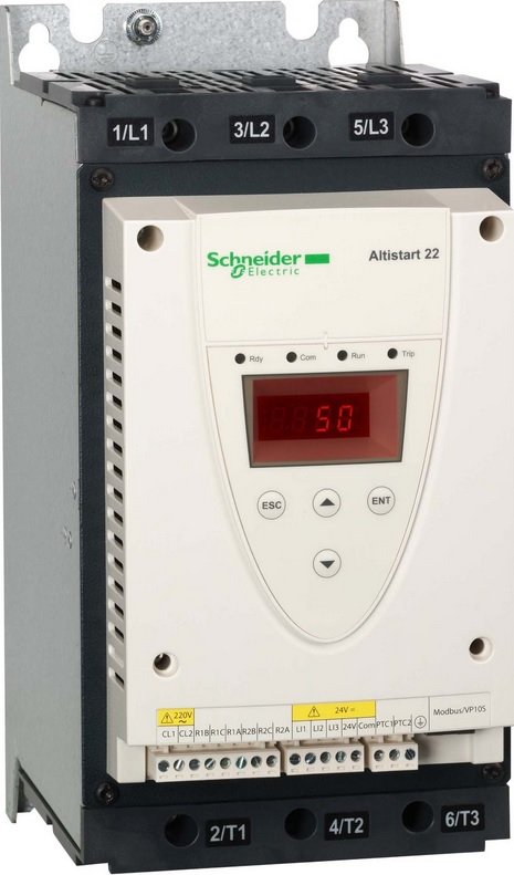 Schneider Electric Softstart Altistart 3F 230-440V AC 75A 18,5-37kW 230 400V ATS22D75Q