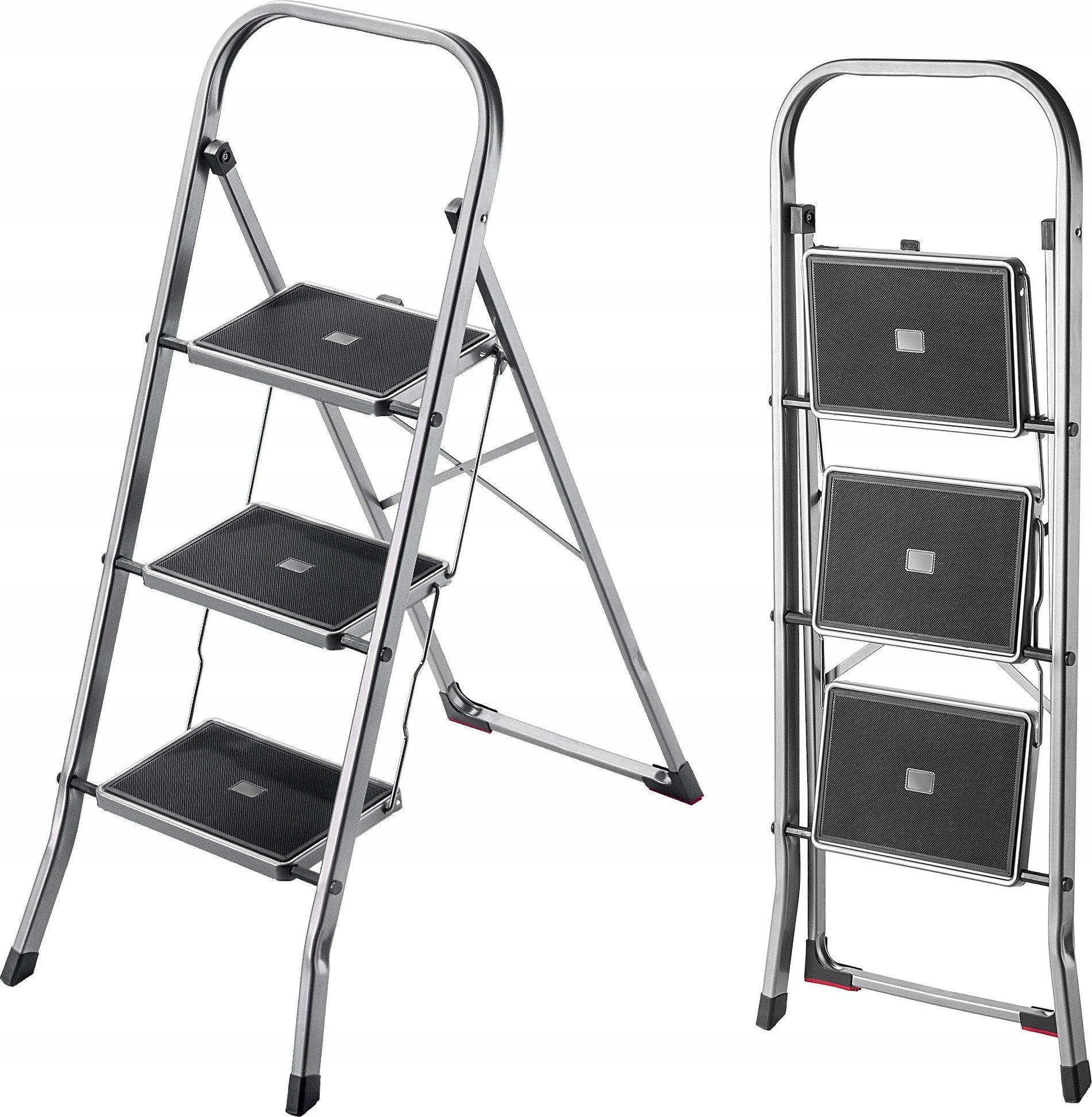 Kadax KADAX Drabina Domowa 3 Stopniowa Aluminiowa 150 kg