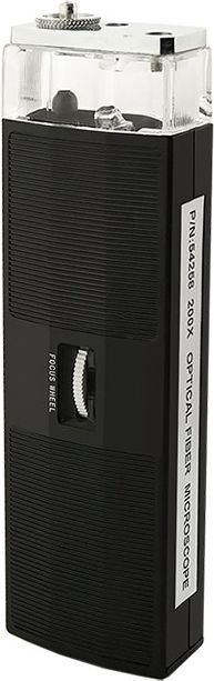 Qoltec Mikroskop ręczny złącz światłowodowych 200x (54258)