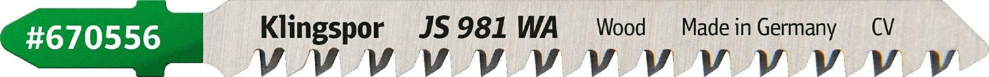 Klingspor KLINGSPOR BRZESZCZOT DO WYRZYNARKI 100x8x1,7mm JS 981 WA /5szt.