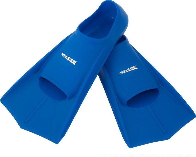 Aqua-Speed Płetwy treningowe, silikonowe, krótkie Aqua-Speed niebieskie Rozmiar 45-46