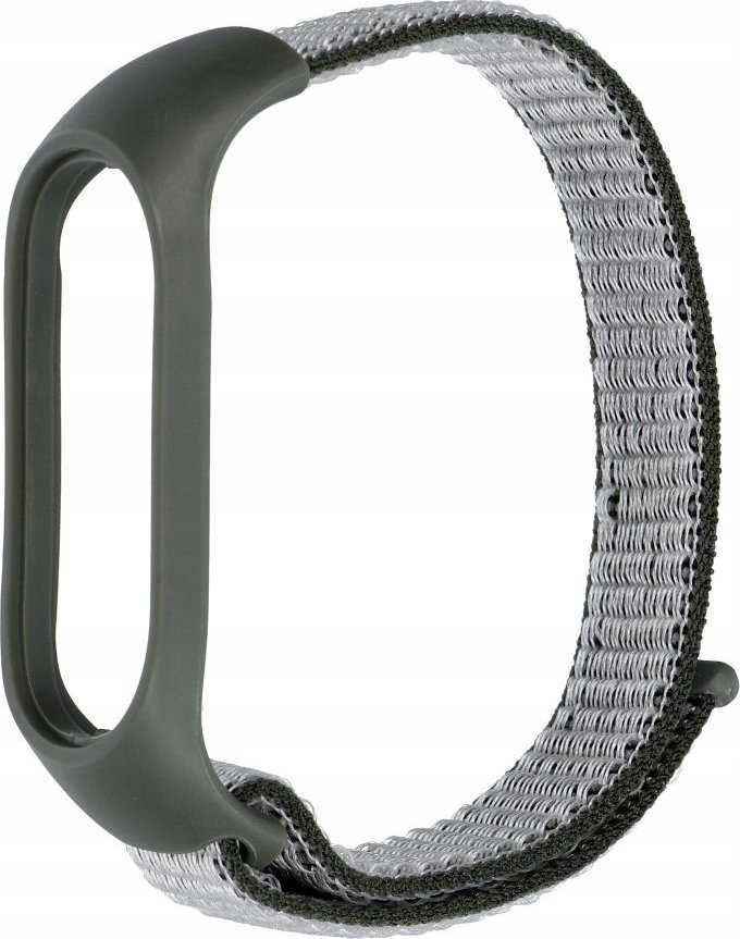 OEM Pasek nylonowy do XIAOMI Mi Band 5 / 6 / 7 szary (19)